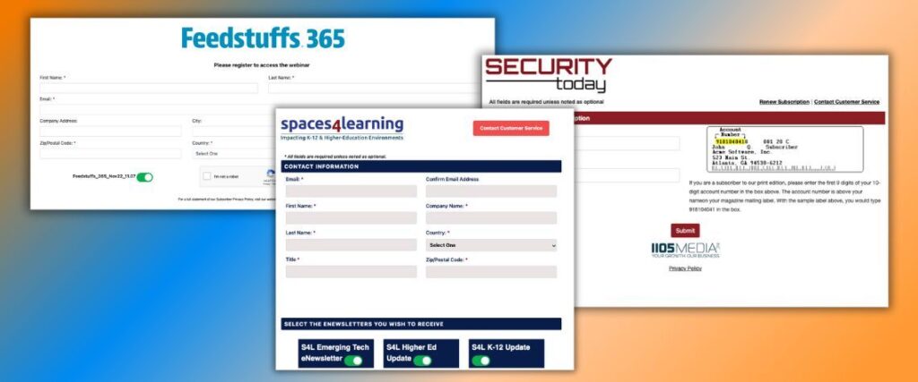 Build Forms with our intuitive Form & landing Page Builder