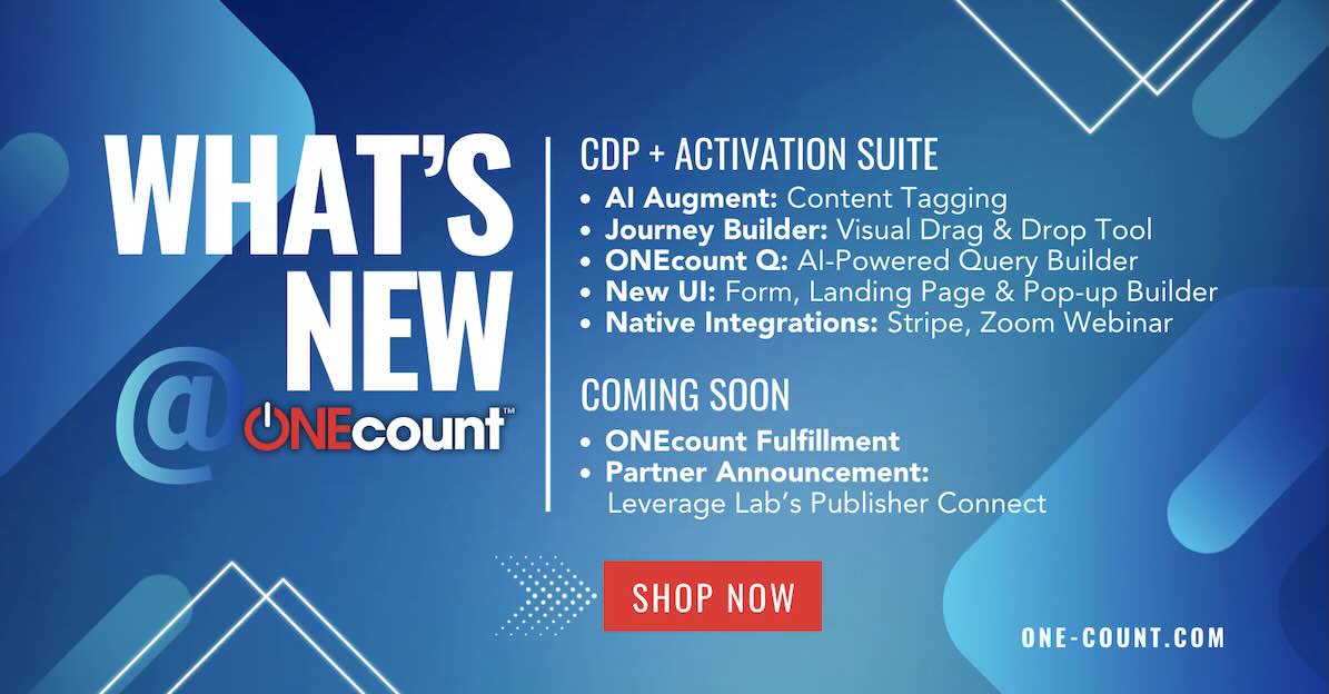 What's New at ONEcount