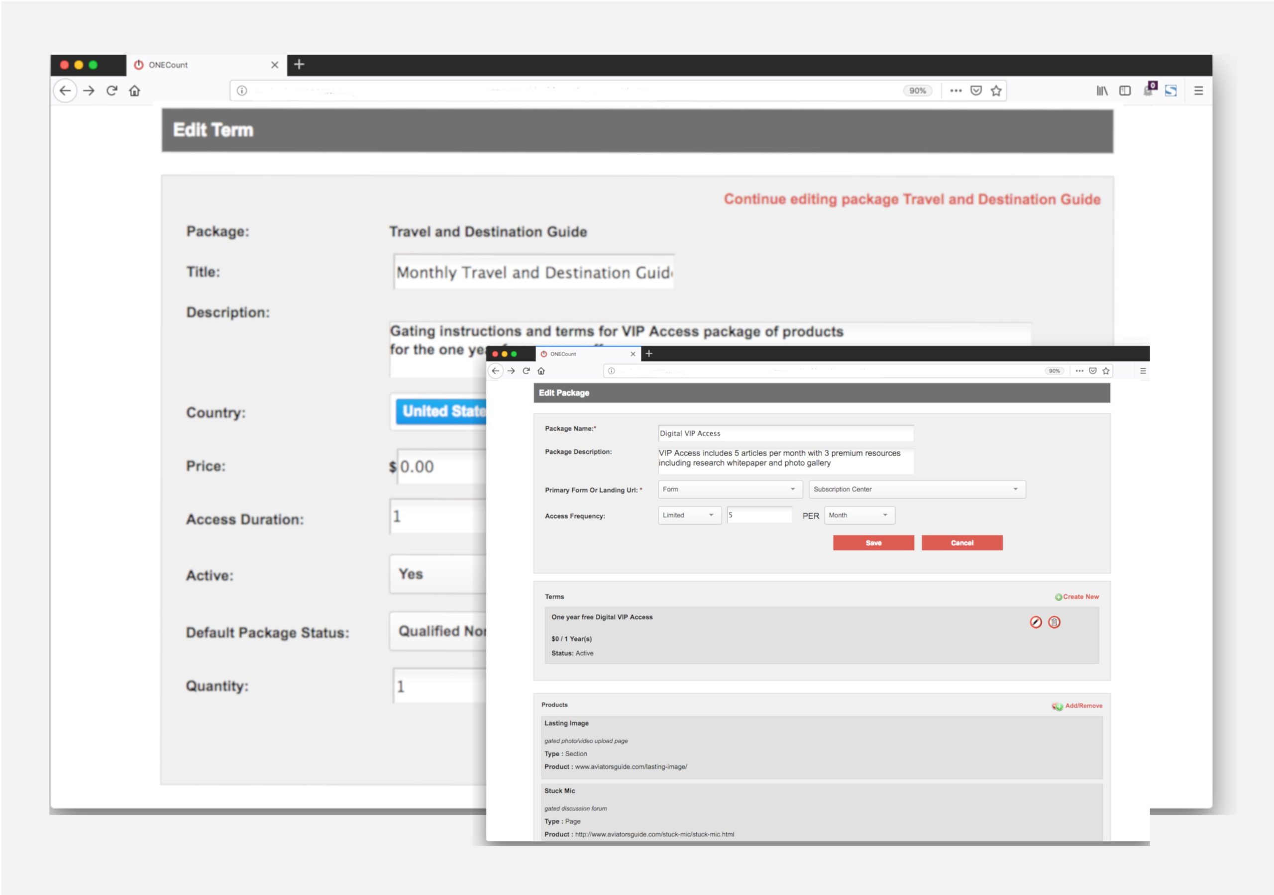 Simple user interface